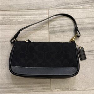 Coach Black Signature Shoulder Bag